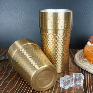 Golden Series-Double Layers Stairs Diamond Cup