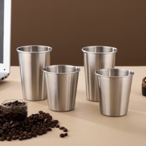 Silver Series-Single Layer Simple Cup