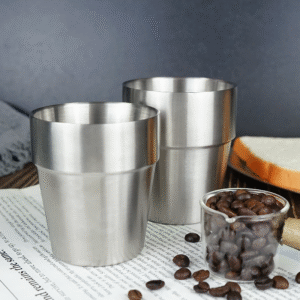 Silver Series-Double Layers Stairs Cup