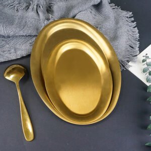 Golden Series-Egg Shape Plate