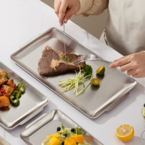 Silver Series-Square Plate